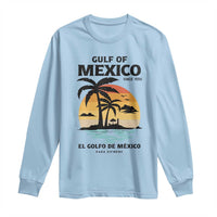 Gulf of Mexico Forever Since 1550 Long Sleeve Shirt Golfo De Mexico Para Siempre Retro Beach