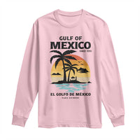 Gulf of Mexico Forever Since 1550 Long Sleeve Shirt Golfo De Mexico Para Siempre Retro Beach