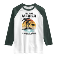 Gulf of Mexico Forever Since 1550 Raglan Shirt Golfo De Mexico Para Siempre Retro Beach