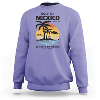 Gulf of Mexico Forever Since 1550 Sweatshirt Golfo De Mexico Para Siempre Retro Beach