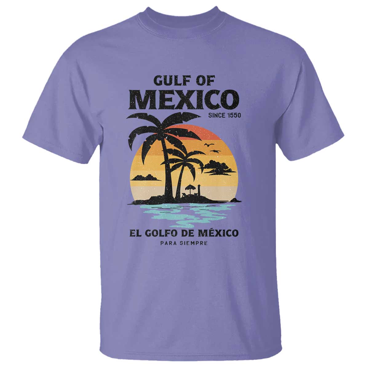 Gulf of Mexico Forever Since 1550 T Shirt Golfo De Mexico Para Siempre Retro Beach