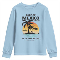 Gulf of Mexico Forever Since 1550 Youth Sweatshirt Golfo De Mexico Para Siempre Retro Beach