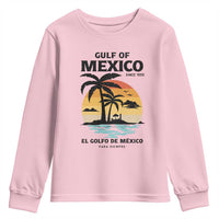 Gulf of Mexico Forever Since 1550 Youth Sweatshirt Golfo De Mexico Para Siempre Retro Beach