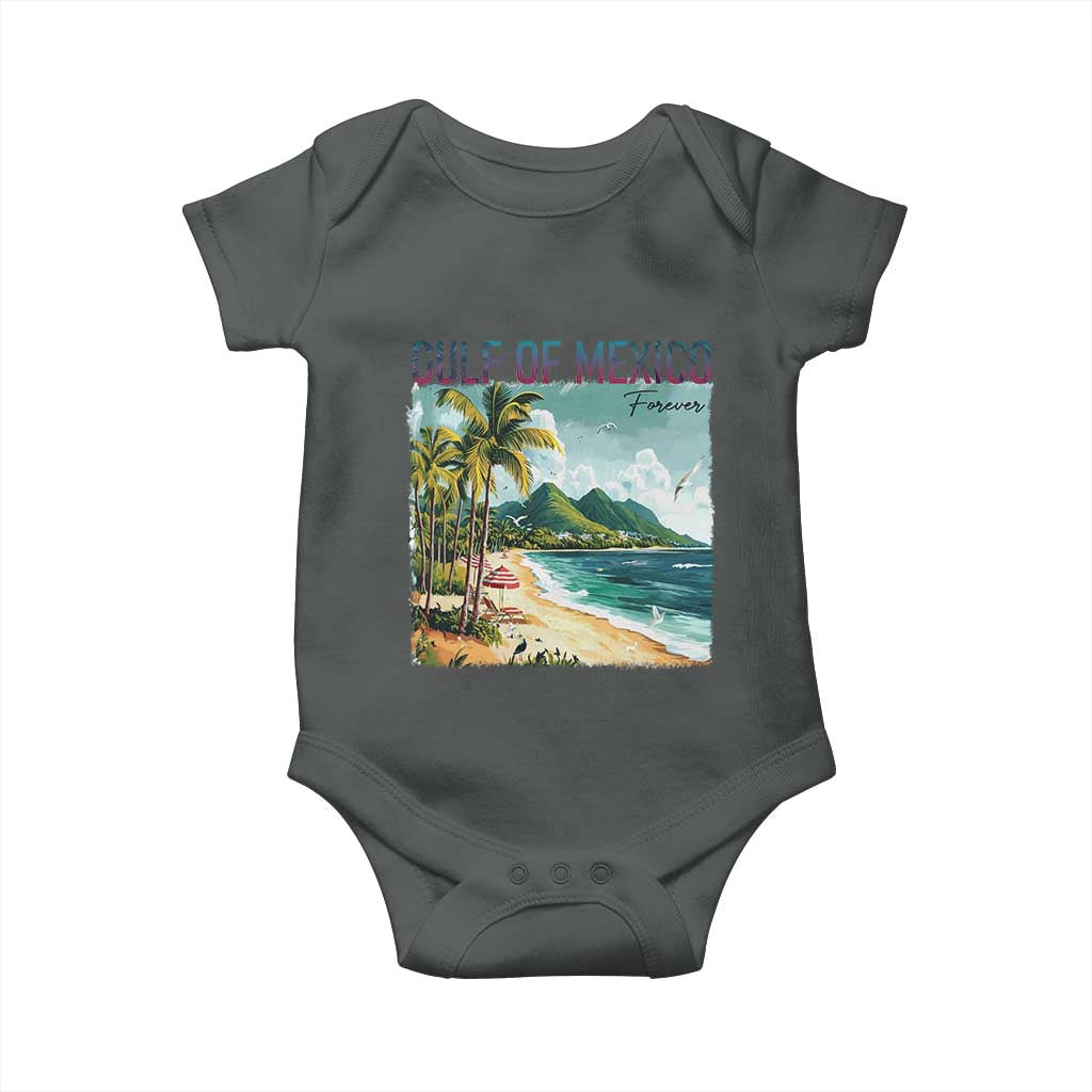 Gulf of Mexico Forever Baby Onesie Retro Beach