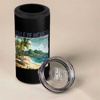 Gulf of Mexico Forever 4 in 1 Can Cooler Tumbler Retro Beach