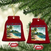 Gulf of Mexico Forever Ceramic Ornament Retro Beach - Wonder Print Shop