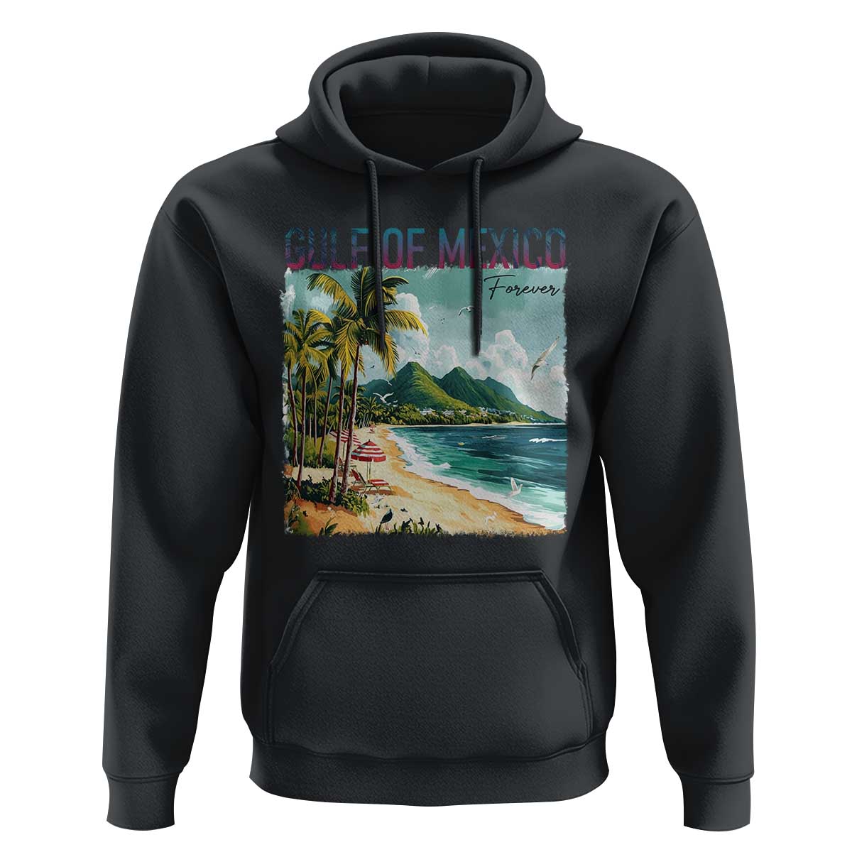 Gulf of Mexico Forever Hoodie Retro Beach