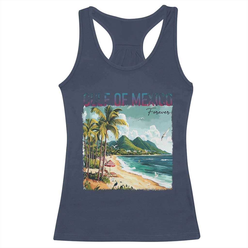 Gulf of Mexico Forever Racerback Tank Top Retro Beach