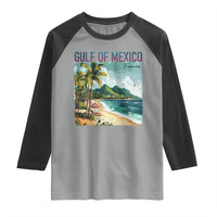 Gulf of Mexico Forever Raglan Shirt Retro Beach