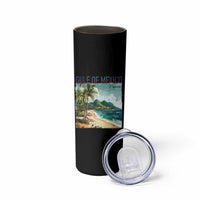 Gulf of Mexico Forever Skinny Tumbler Retro Beach