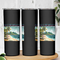 Gulf of Mexico Forever Skinny Tumbler Retro Beach
