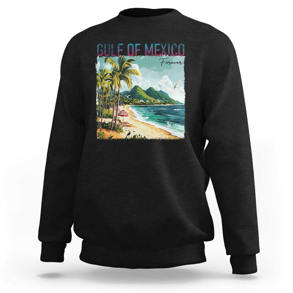 Gulf of Mexico Forever Sweatshirt Retro Beach