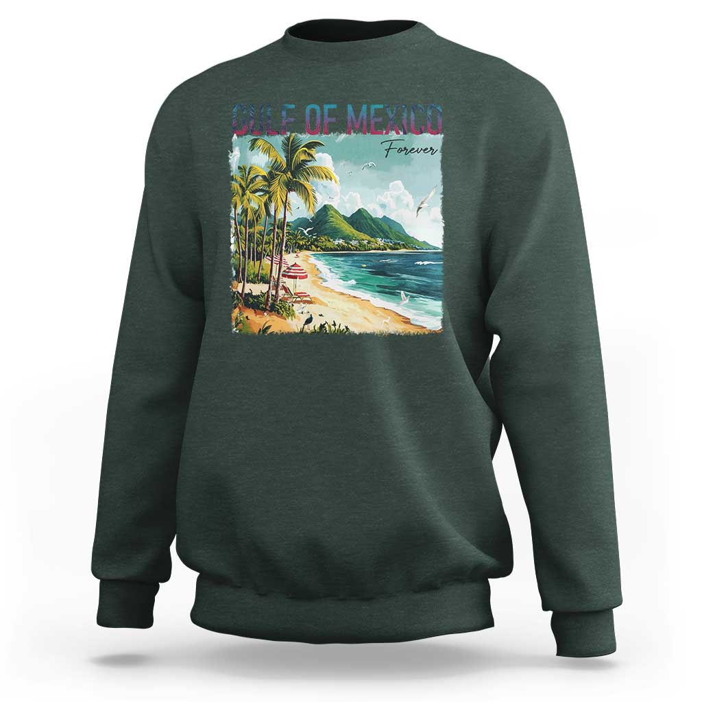 Gulf of Mexico Forever Sweatshirt Retro Beach