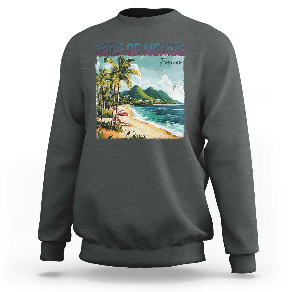 Gulf of Mexico Forever Sweatshirt Retro Beach