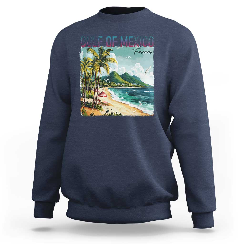 Gulf of Mexico Forever Sweatshirt Retro Beach