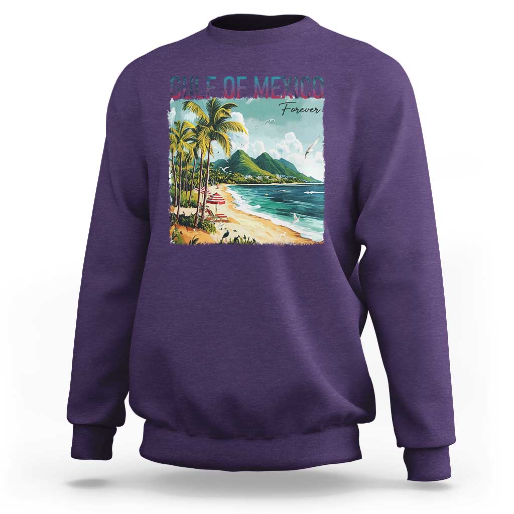 Gulf of Mexico Forever Sweatshirt Retro Beach