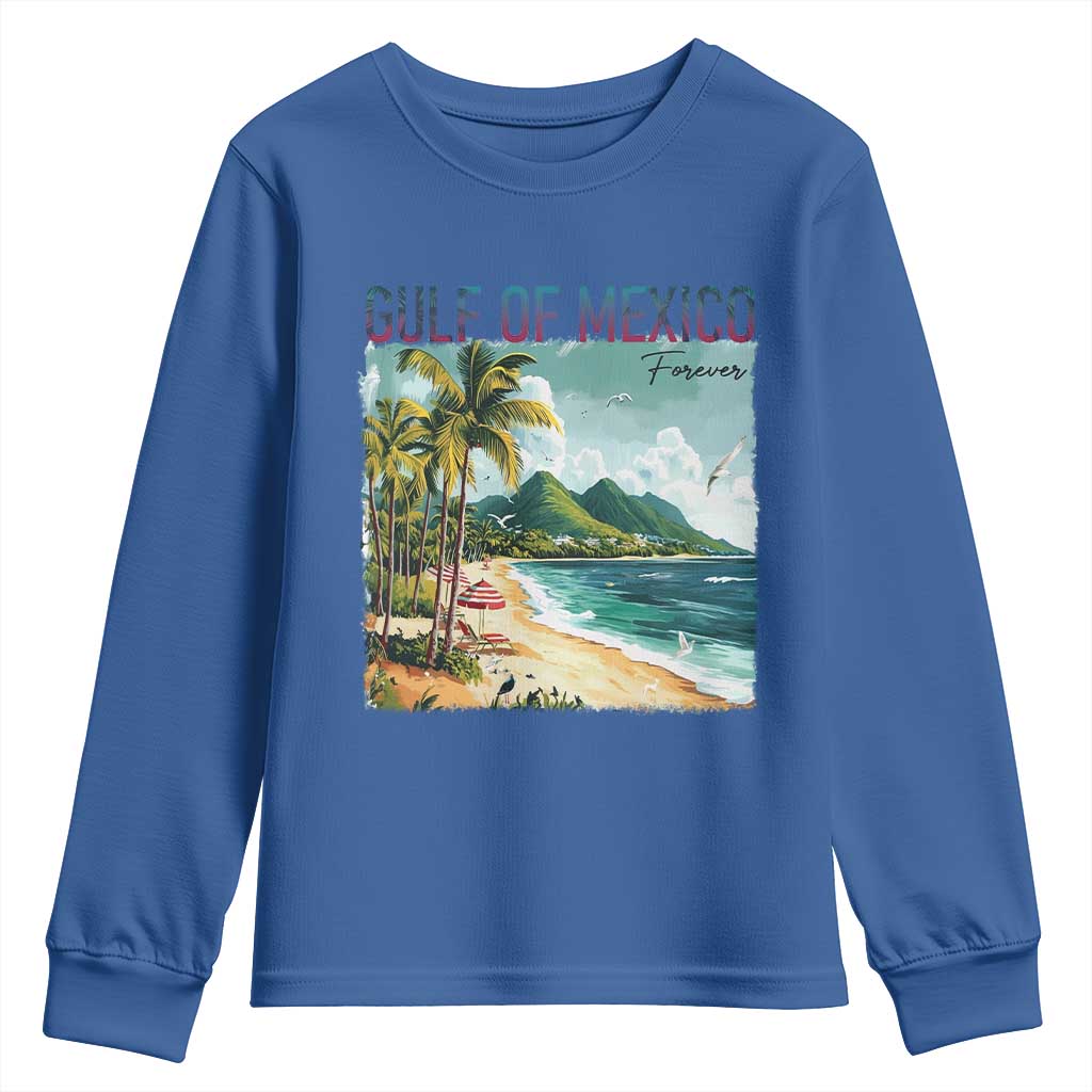 Gulf of Mexico Forever Youth Sweatshirt Retro Beach
