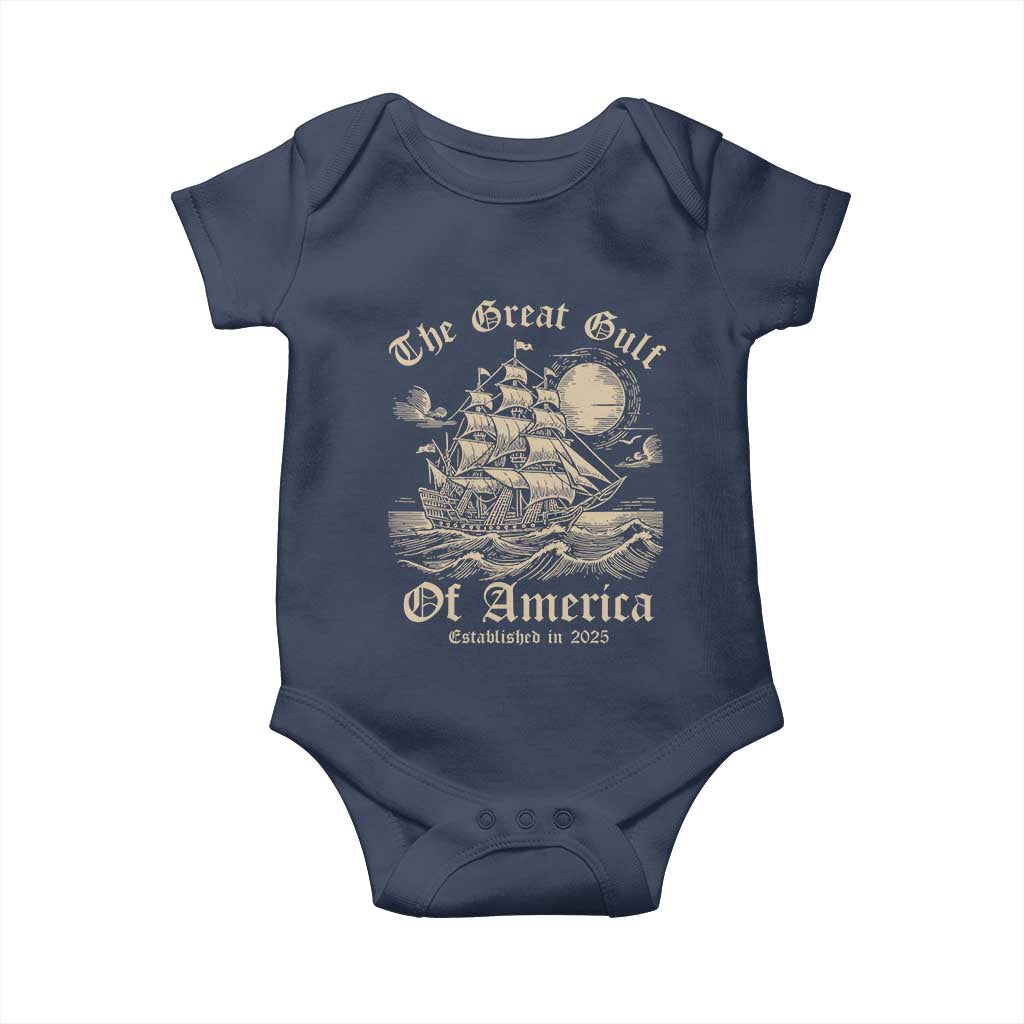 The Great Gulf Of America Baby Onesie Established in 2025