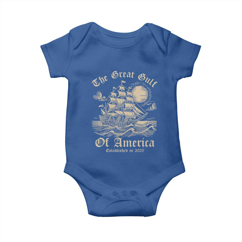 The Great Gulf Of America Baby Onesie Established in 2025