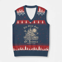 The Great Gulf Of USA V-Neck Knit Sweater Vest Established in 2025 - Wonder Print Shop