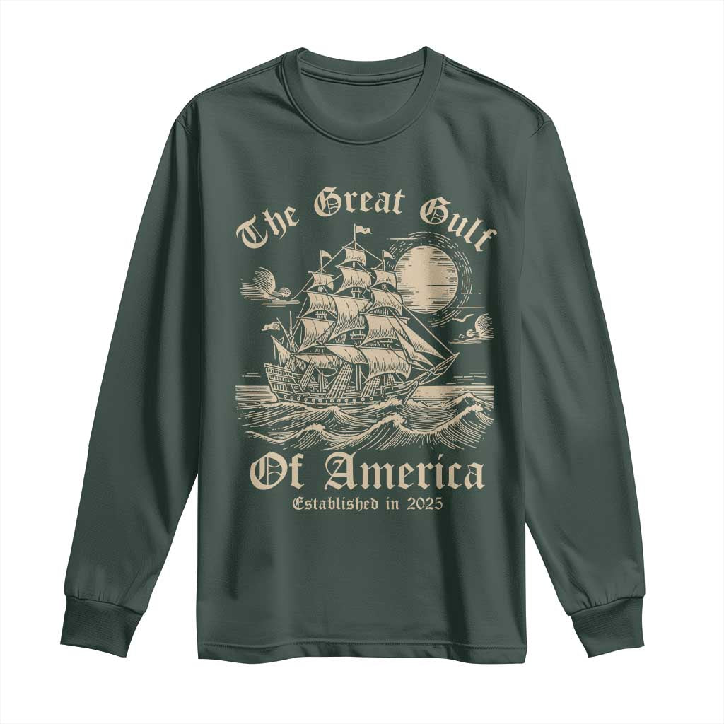 The Great Gulf Of America Long Sleeve Shirt Established in 2025