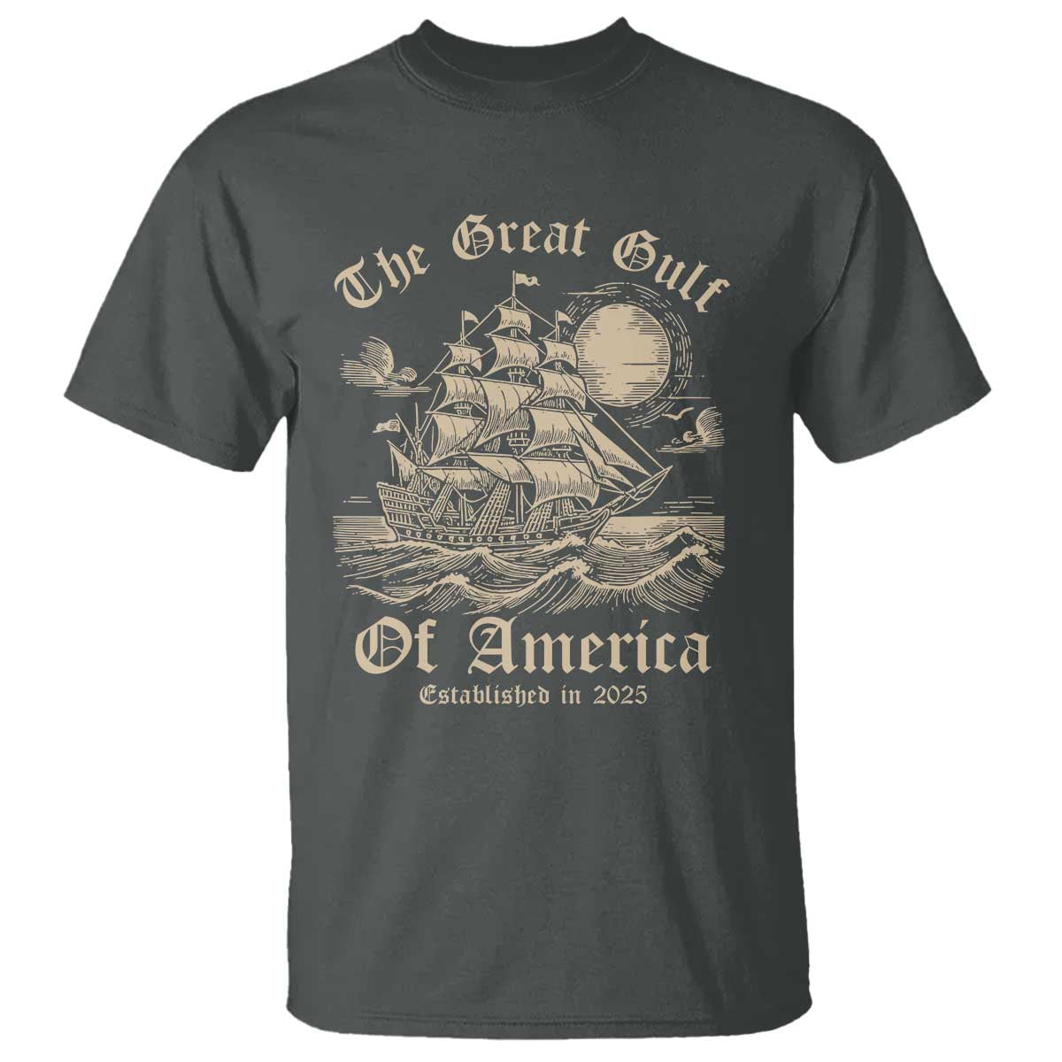 The Great Gulf Of America T Shirt Established in 2025