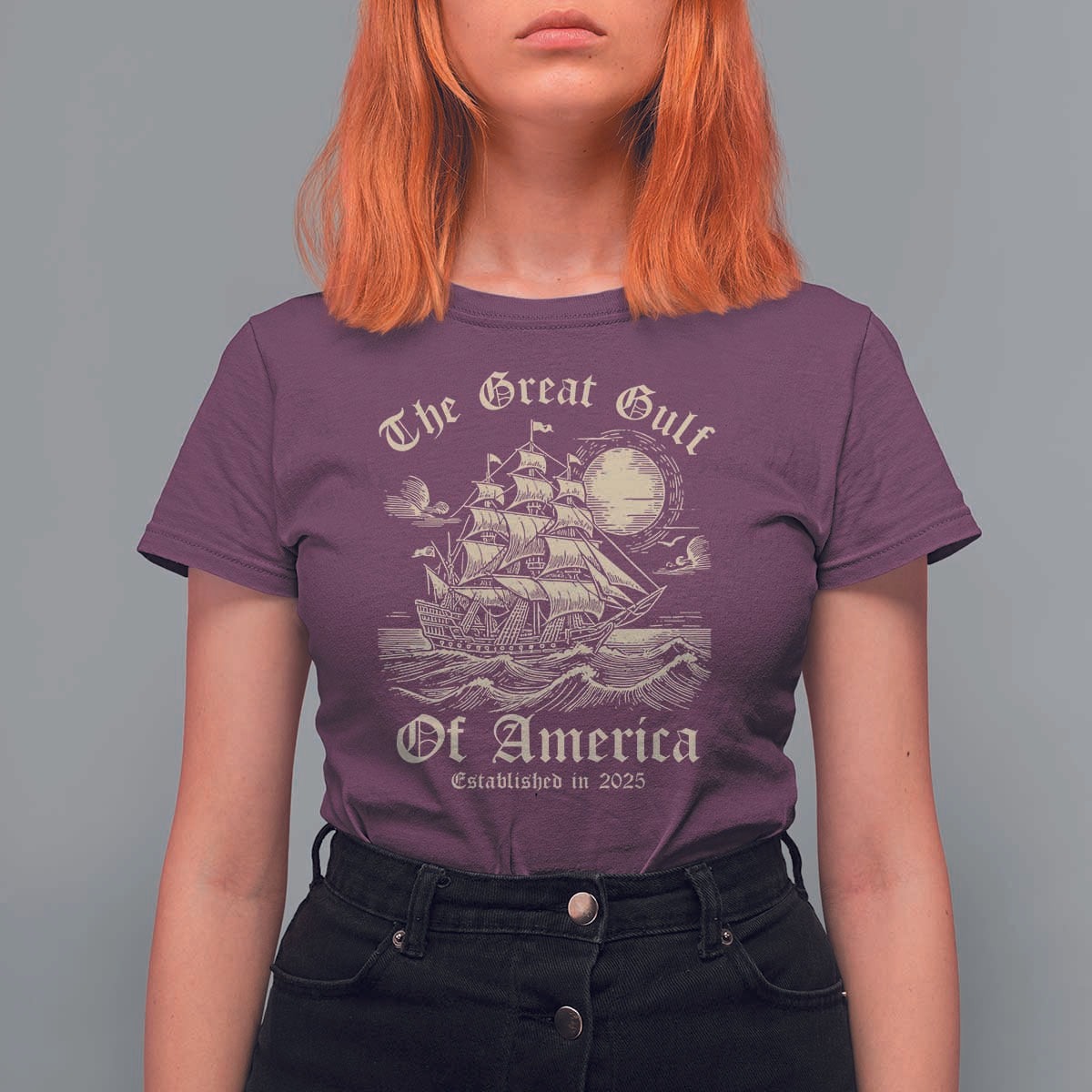 The Great Gulf Of America T Shirt For Women Established in 2025