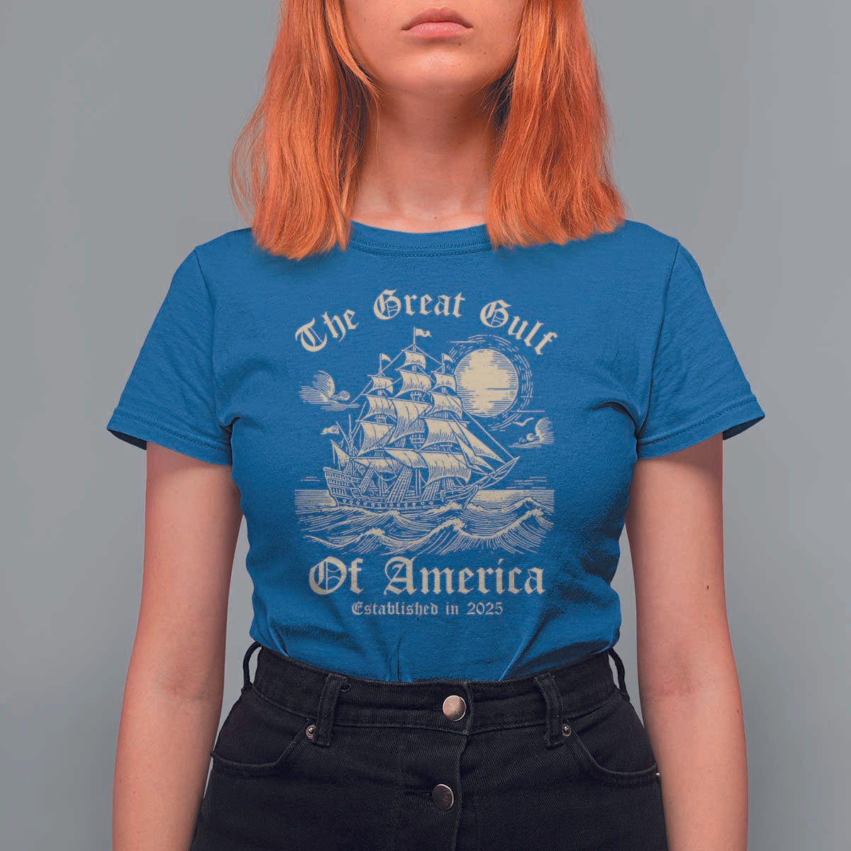 The Great Gulf Of America T Shirt For Women Established in 2025