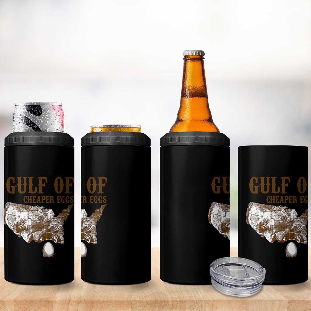 Gulf of Cheaper Eggs 4 in 1 Can Cooler Tumbler Gulf of Mexico