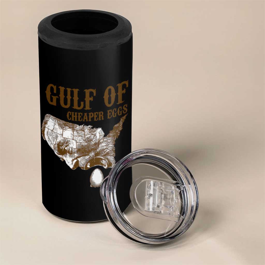 Gulf of Cheaper Eggs 4 in 1 Can Cooler Tumbler Gulf of Mexico