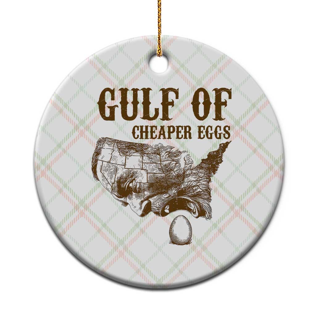 Gulf of Cheaper Eggs Ceramic Ornament Gulf of Mexico - Wonder Print Shop