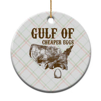 Gulf of Cheaper Eggs Ceramic Ornament Gulf of Mexico - Wonder Print Shop