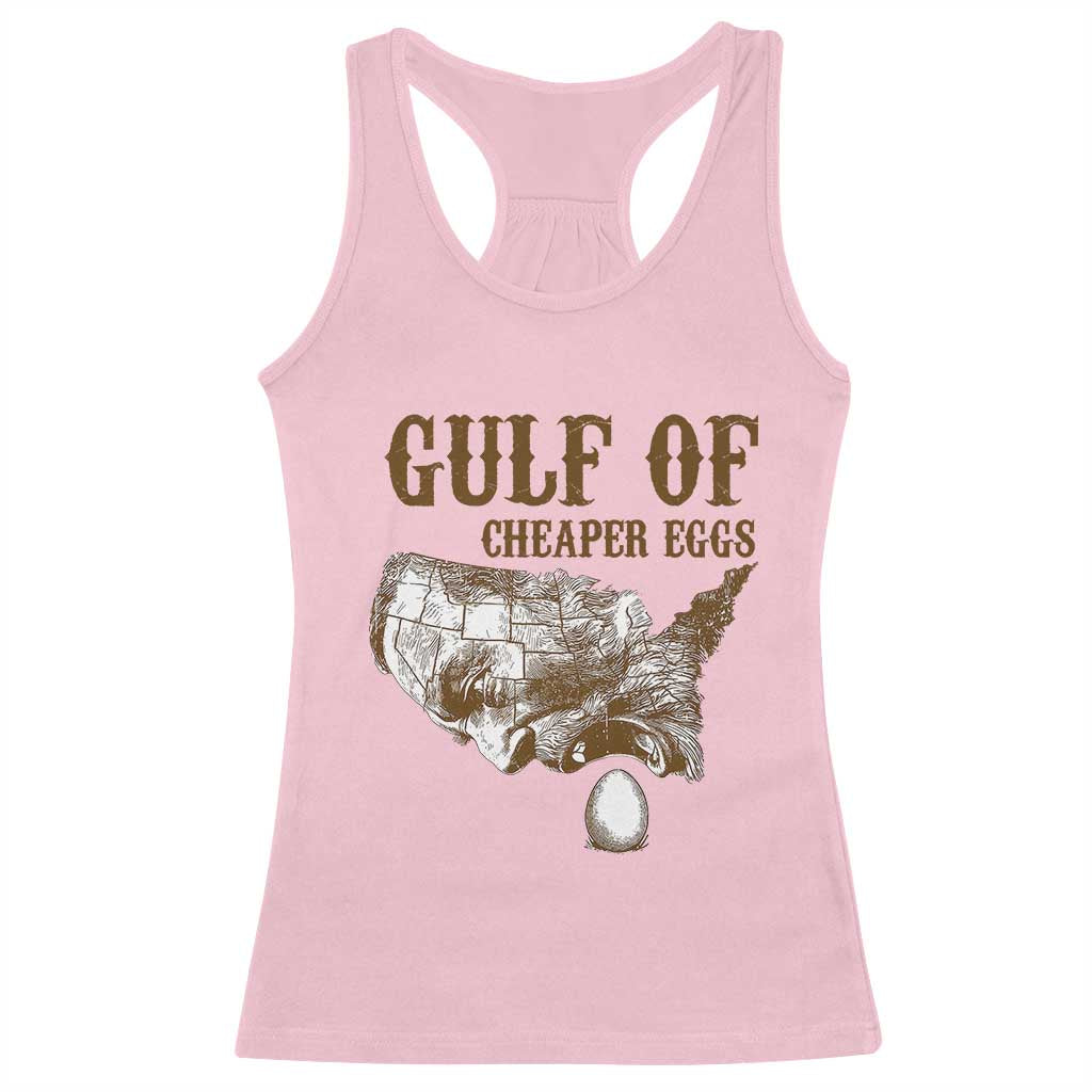 Gulf of Cheaper Eggs Racerback Tank Top Gulf of Mexico