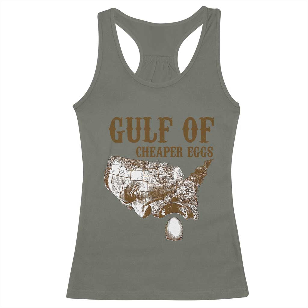 Gulf of Cheaper Eggs Racerback Tank Top Gulf of Mexico