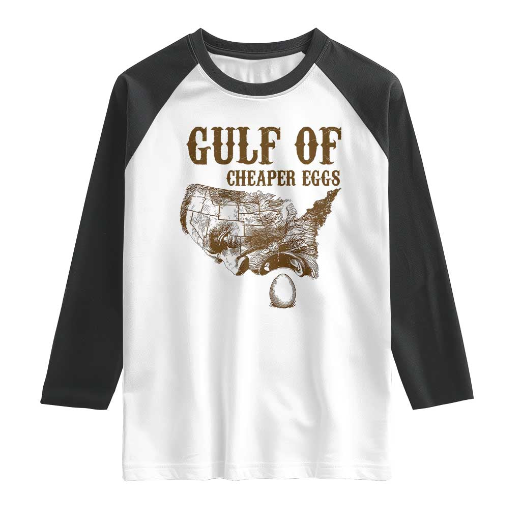 Gulf of Cheaper Eggs Raglan Shirt Gulf of Mexico