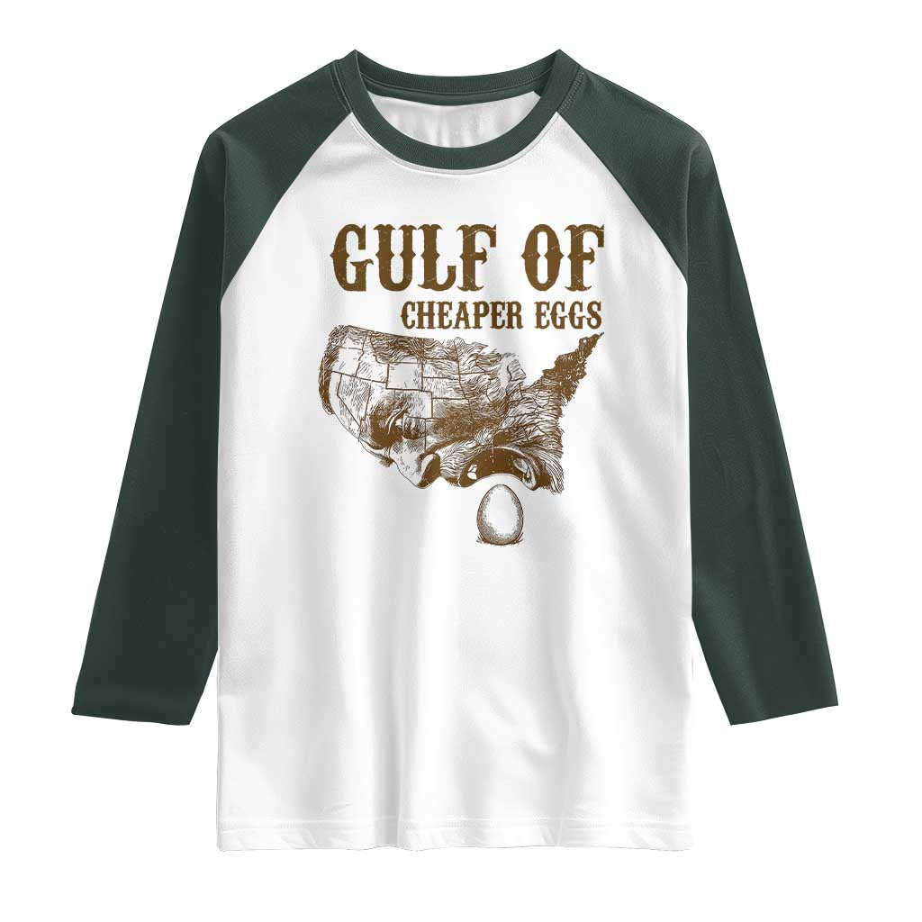 Gulf of Cheaper Eggs Raglan Shirt Gulf of Mexico
