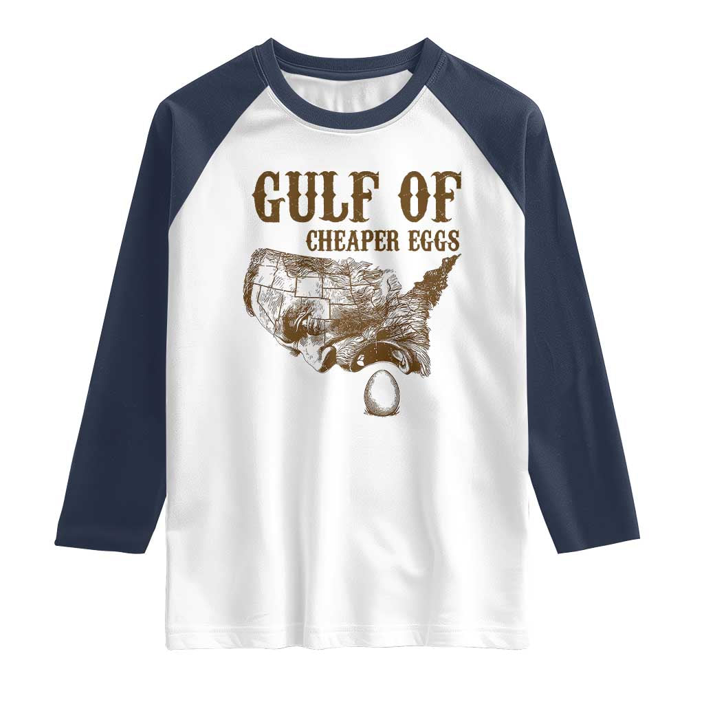 Gulf of Cheaper Eggs Raglan Shirt Gulf of Mexico