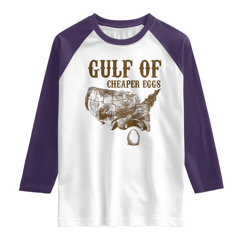 Gulf of Cheaper Eggs Raglan Shirt Gulf of Mexico