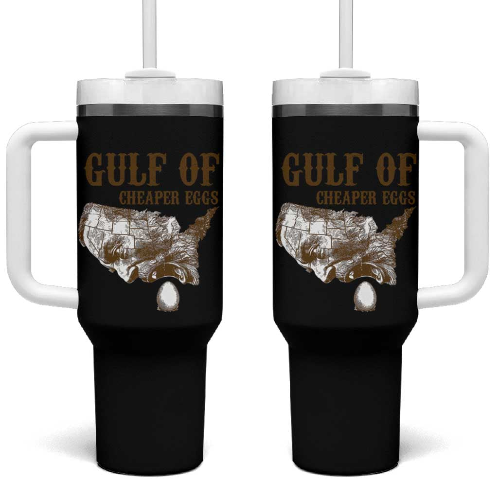 Gulf of Cheaper Eggs Tumbler With Handle Gulf of Mexico