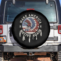 Make America Native Again Spare Tire Cover Indigenous Peoples Pride USA Flag