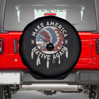 Make America Native Again Spare Tire Cover Indigenous Peoples Pride USA Flag