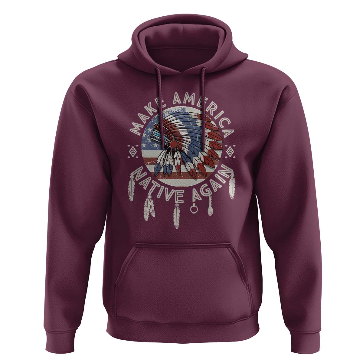 Make America Native Again Hoodie Indigenous Peoples Pride USA Flag