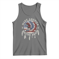 Make America Native Again Tank Top Indigenous Peoples Pride USA Flag