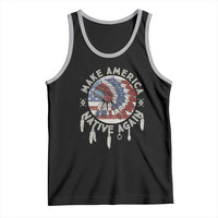 Make America Native Again Tank Top Indigenous Peoples Pride USA Flag