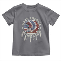 Make America Native Again Toddler T Shirt Indigenous Peoples Pride USA Flag