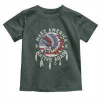 Make America Native Again Toddler T Shirt Indigenous Peoples Pride USA Flag