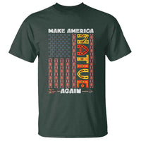 Make America Native Again T Shirt Indigenous Pride Cultural Heritage USA Flag