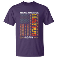 Make America Native Again T Shirt Indigenous Pride Cultural Heritage USA Flag