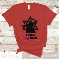 Funny Jiu Jitsu T Shirt Jiu Jitsu Pun Joke I Know Jew Jitsu For Jewish Martial Arts Jewish Man - Wonder Print Shop