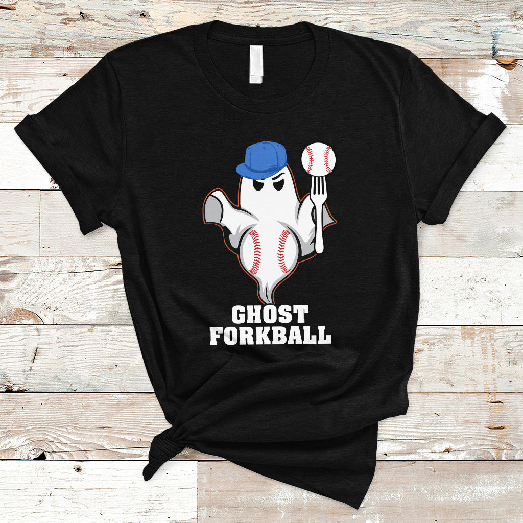 Funny Baseball T Shirt Baseball Game Ghost Forkball Gifts for Baseball Lovers, Baseball Fans - Wonder Print Shop